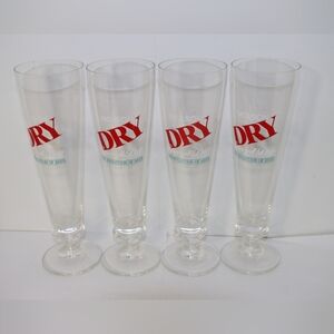 10" Molson Dry 0.4L Beer Glass Set